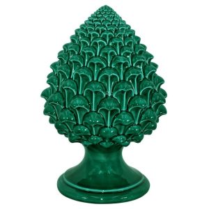Pigna semilavorata memo h 25 verde smeraldo