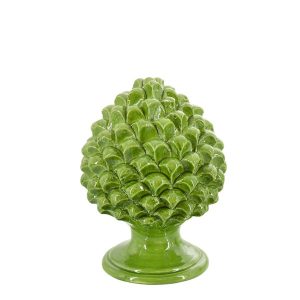 Pigna artigianale h 15 verde foglia