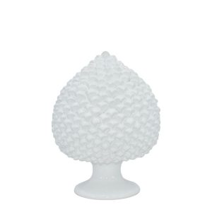 Pigna artigianale h 15 white line