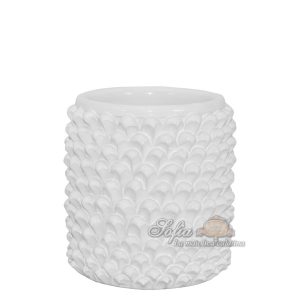 Cilindro a pigna h 14 white line