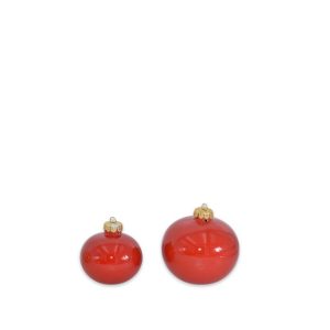 Pallina natalizia Ø 8 rosso fuoco