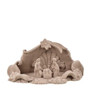 Natività media 14x10 tortora opaco