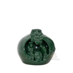 Natività mini pallina h 10 verde antico - Bomboniera