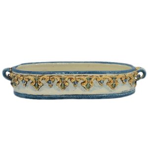 Cassetta ovale bassa 35x8 plastico sofia tricolore