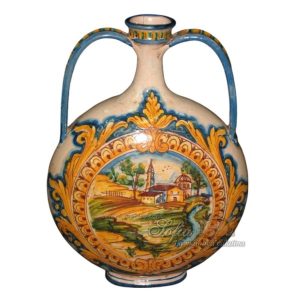 Fiasca a ciambella 23x32 c/paesaggio