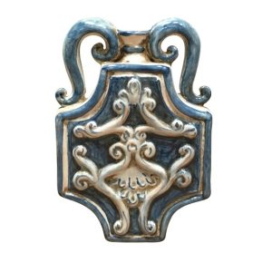 Fiasca esagono scaldamani 10x14 mono blu - Bomboniera