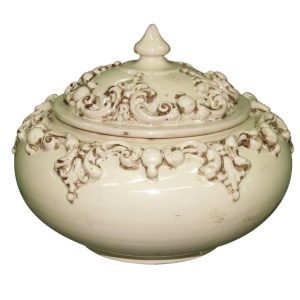 Portadolci medio h 17 plastico sofia avorio