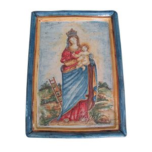 Capezzale 32X45 madonna della scala tricolore