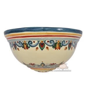 Applique tonda da muro 36x20 decoro sicily