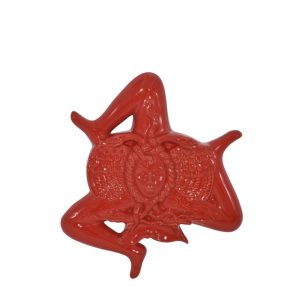 Trinacria sgambata Ø 48 rosso fuoco