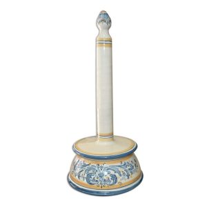 Portarotolo h 37 s. d'arte blu/arancio