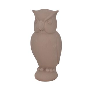 Gufo anacleto h 28 tortora opaco