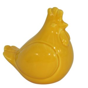 Gallina piccola h 8 giallo limone
