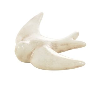 Rondine liscia 12x10 madreperla antichizzato - Bomboniera