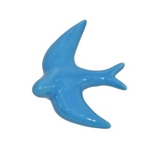 Rondine liscia 12x10 turchese - Bomboniera