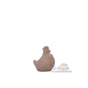 Gallina piccola h 8 tortora opaco