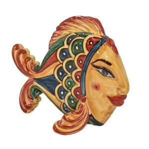 Pesce appoggio medio 17x16 colorato