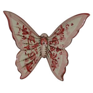Farfalla grande 14x12 s. d'arte mono bordeaux