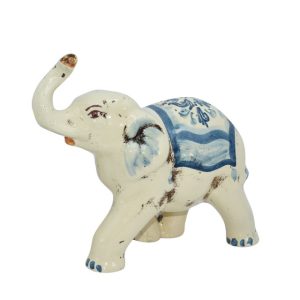 Elefante medio 17x16 s. arte mono blu