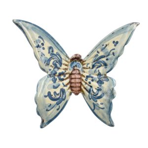 Farfalla piccola 9x8 s. d'arte mono blu - Bomboniera