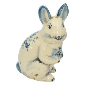 Coniglio in piedi 1°M s. d'arte mono blu