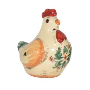 Gallina piccola h 8 verde/arancio