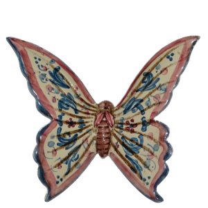 Farfalla media 12x11 s. arte blu/bordeaux - Bomboniera