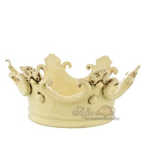 Corona svuota tasche media d. 27 cm linea avorio