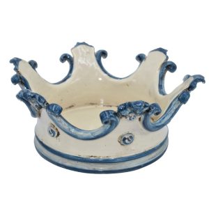 Corona svuota tasche media d. 27 cm mono blu