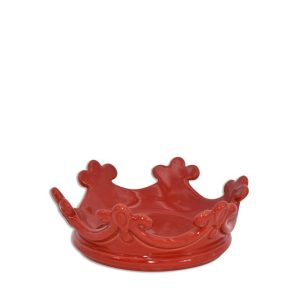 Corona svuota tasche piccola d. 20 cm rosso fuoco (selenio) - Bomboniera