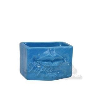 Scatola con espressione 14x10 turchese - Bomboniera