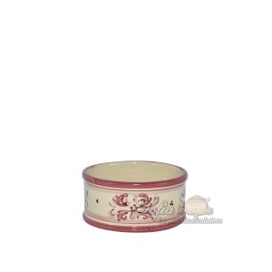 Portabottiglia Ø 10 s. d'arte mono bordeaux - Bomboniera