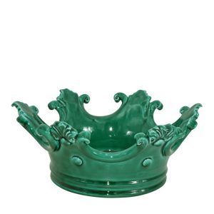 Corona svuota tasche media d. 27 cm verde smeraldo