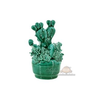 Pianta grassa piccola h 12 verde smeraldo - Bomboniera