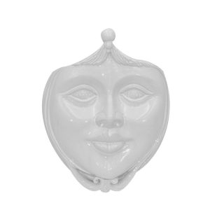 Maschera da appoggio cm 25x30 white line femmina