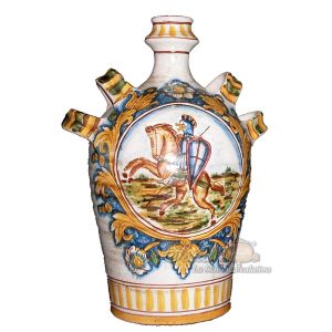 Orcio 2 manici h 26 c/cavaliere antiche riproduzioni di caltagirone