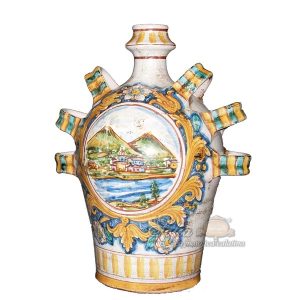 Orcio 2 manici h 26 c/paesaggio antiche riproduzioni di caltagirone