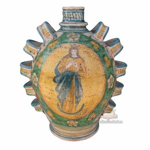 Orcio h 45 c/manici antiche riproduzioni di caltagirone c/figurato