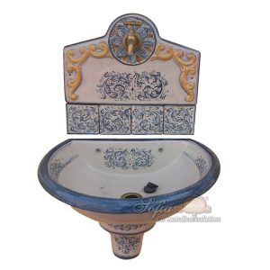 Fontana in ceramica h 100 Arredi per Giardino