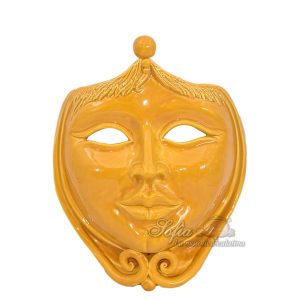 Maschera da appoggio cm 25x30 senape femmina