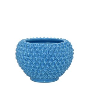 Cachepot a pigna Ø 33 turchese