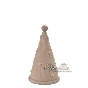 Albero cono 2°M h 20 tortora opaco