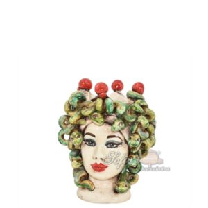Testa h 20 medusa madreperla colorato