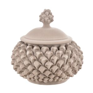 Biscottiera a pigna Ø 20 tortora opaco