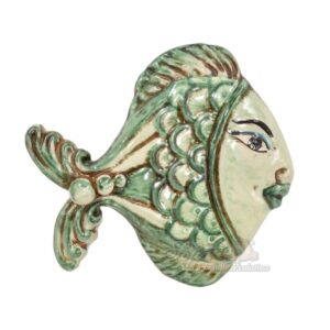 Pesce da appendere piccolo 15x15 mono verde - Bomboniera