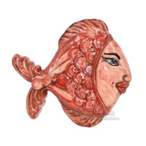 Pesce da appendere piccolo 15x15 mono rosso - Bomboniera