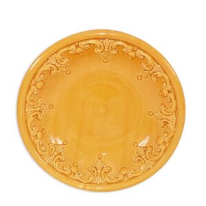 Piatto svuotatasche Ø 20 plastico sofia senape