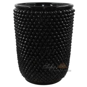 Vaso a pigna h 50 black line