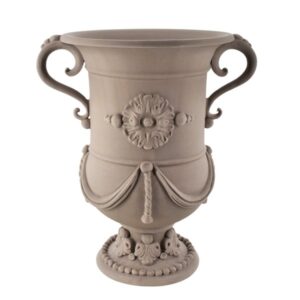 Vaso monumentale h 31 plastico sofia tortora opaco