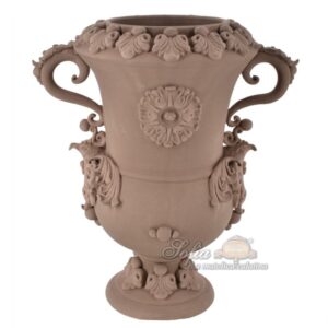 Vaso aquila h 35 plastico sofia tortora opaco